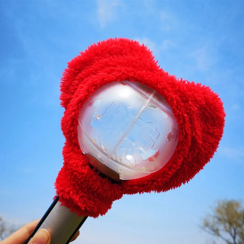 Kawaii Kpop Lamp Case Accessories Light Stick Cover Lightstick Cover Plush Lamp Protective For Cartoon Light Stick kpop lightstick cover