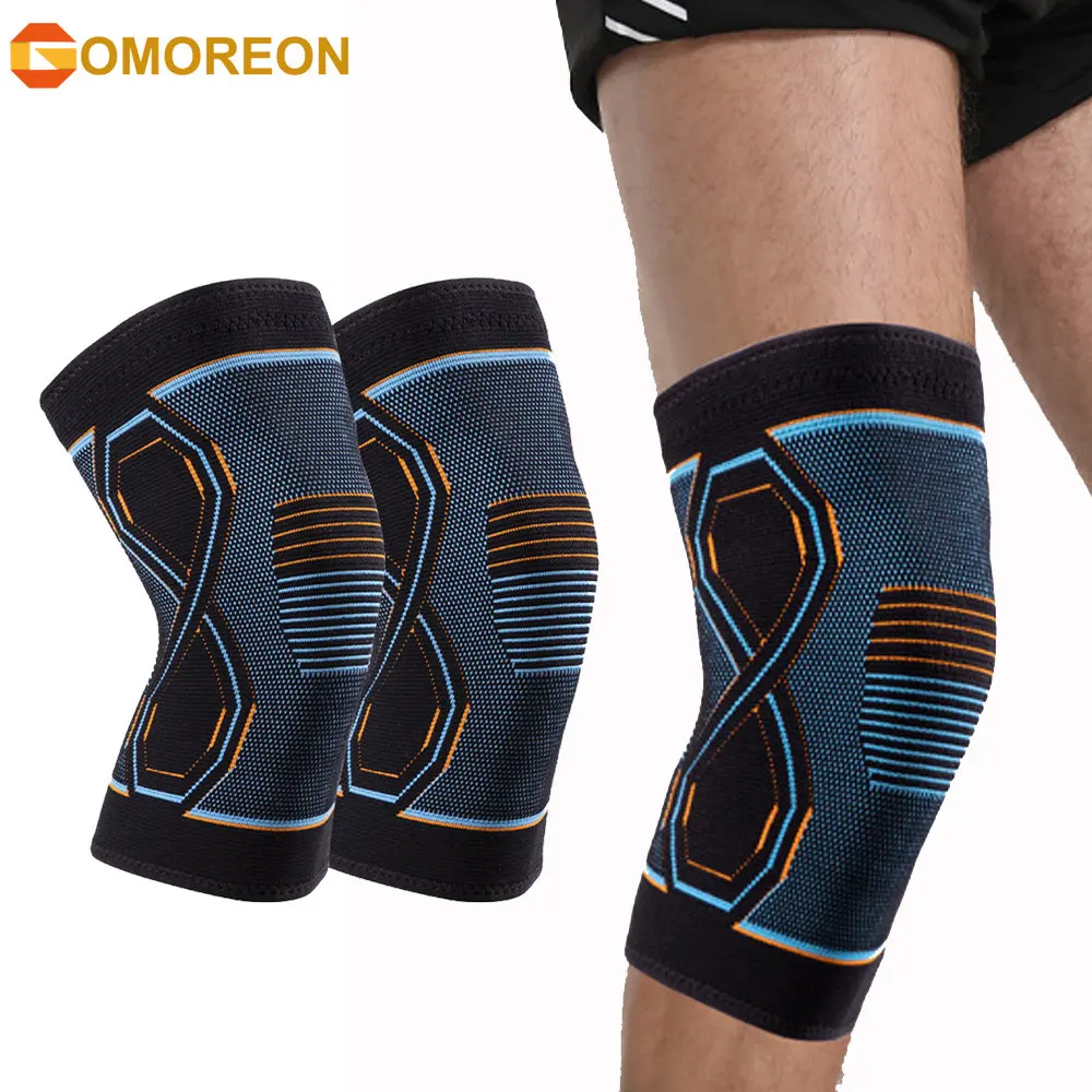 

2Pcs Compression Knee Sleeve, Knee Brace Support for Sports, Running, Jogging, Basketball, Joint Pain Relief Knee Protector