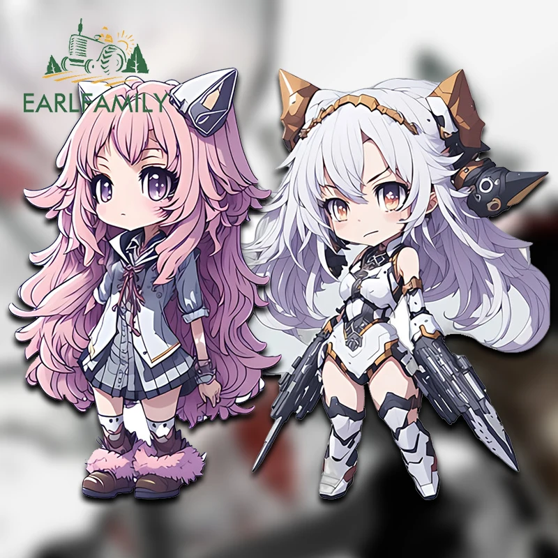 Earlfamily 13Cm Per Cibi Honkai Star Rail Cute Car Sticker Condizionatore D'Aria Caravan Decalcomania Accessori Per Auto Decorazione Della Personalità