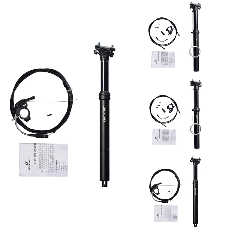 Zoom Mtb Dropper Seatpost Mountain Bike Wire Control Lift Seat Tube