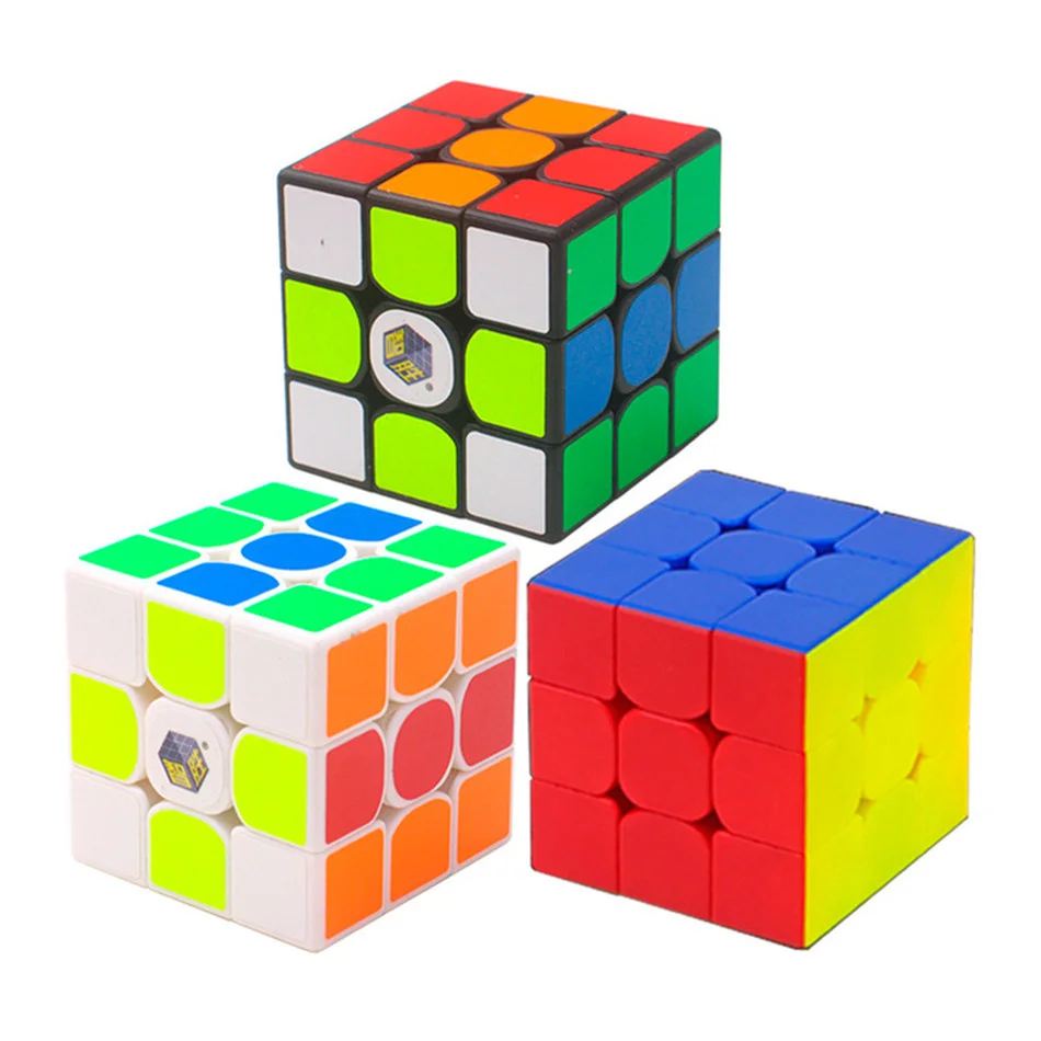 

Yuxin Little Magic Cube 3x3 Black Stickerless Cube 3x3x3 Speed Cube Professional Puzzle For Children's Educational Toy