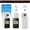 Thumb Camera 2.7K HD 1080P Thumbcam 180° Rotate WIFI Mini Camcorder Sport DV Cycling Recorder Magnetic Attraction Action Camera 1