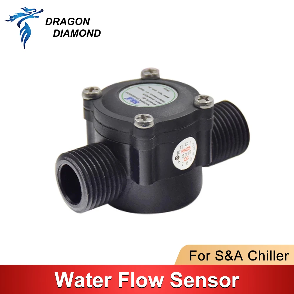 Water Flow Switch Sensor For S&A Industrial Chiller For CO2 Laser Engraver High Quality HL-12 CW3000 CW5000 CW5200 hunst ht 30 water protect water flow sensor laser tube water flow switch 10mm for co2 laser engraving cutting machine