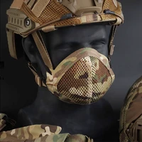 Tactical shooting mask MSK1 silicone mask foldable protective half face mask for shooting training, outdoor hunting 2
