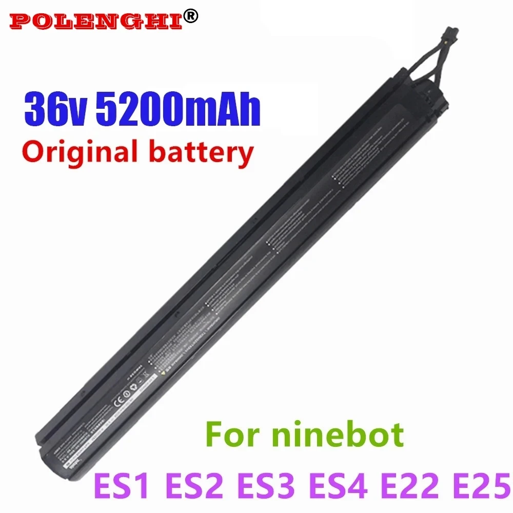 

Original 5200mAh 36v Scooter Battery 36v Ninebot Scooter Battery ES1 ES2 ES3 ES4 E22 E25 Camping Rechargeable Power Bank Parts