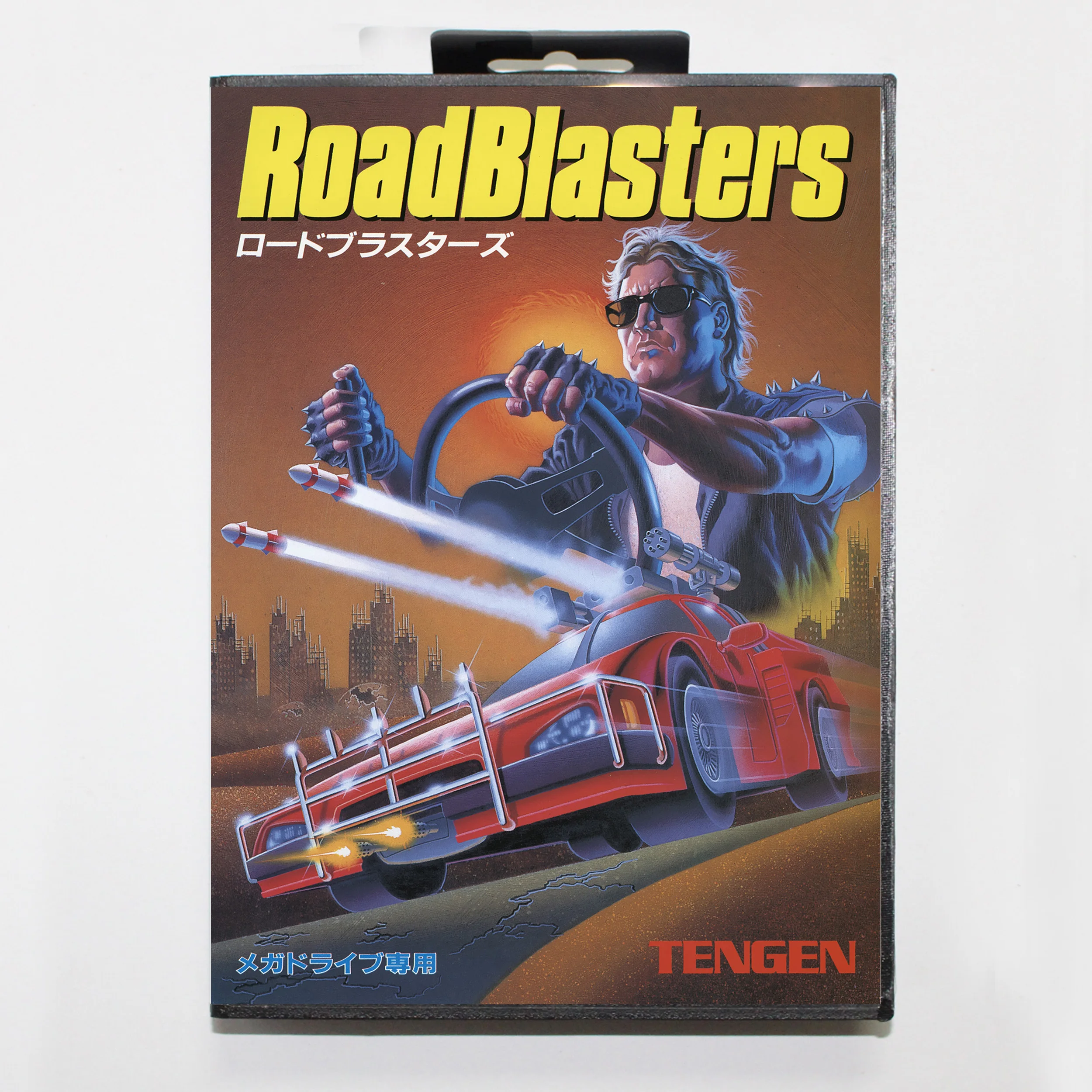 Road Blasters Con Japan Box 16Bit Md Game Card Per Sega Mega Drive/Genesis System