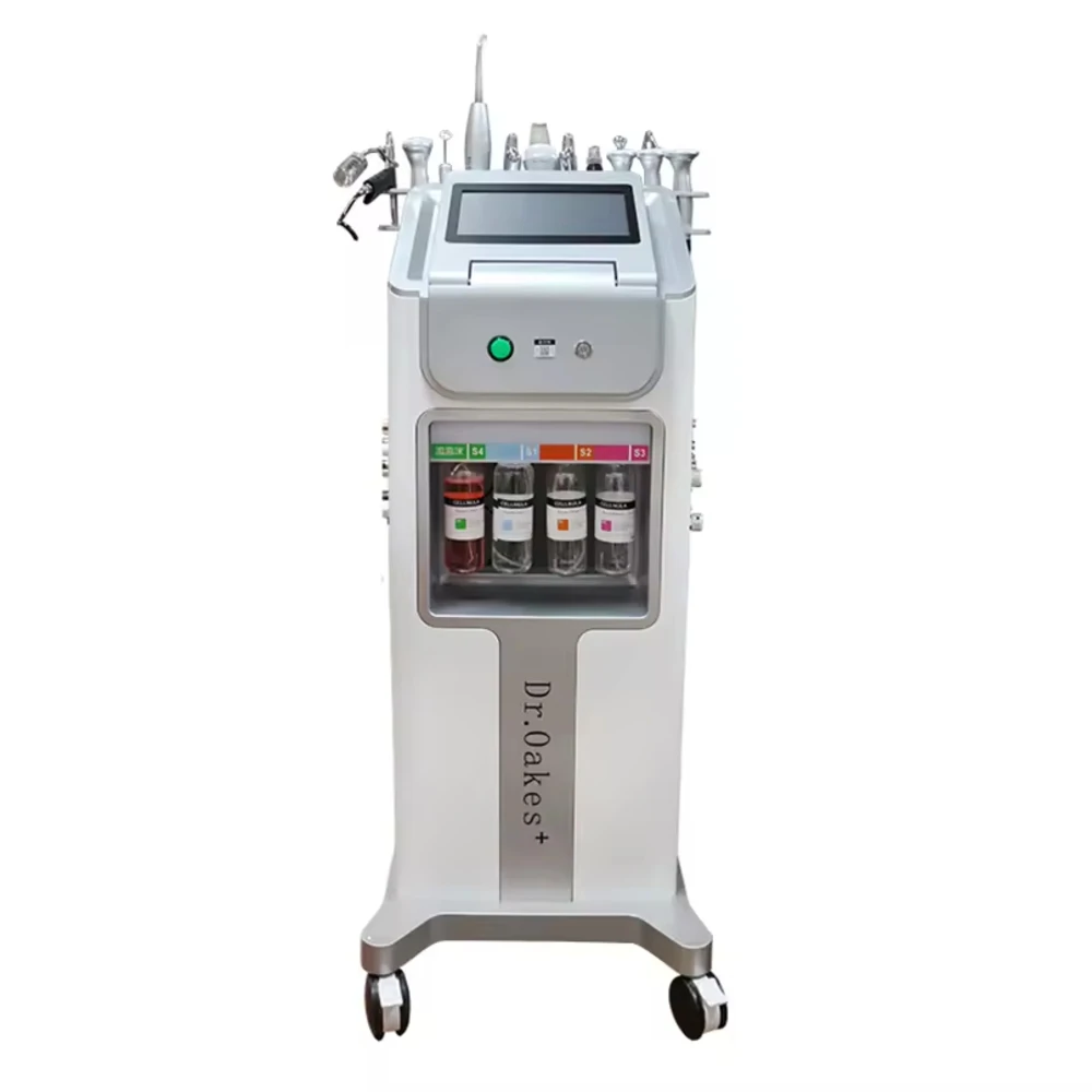 Beauty Salon Equipment Skin Wrinkle Remover Hydra Oxygen 10 In 1 Diamond Abrasion Jet Peel Machine Hydro Care Facial Machine