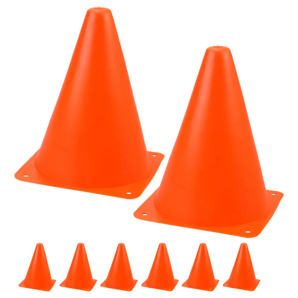 

8Pcs Sports Training Cones Football Training Cones Soccer Cones Plastic Skating Marker Cones