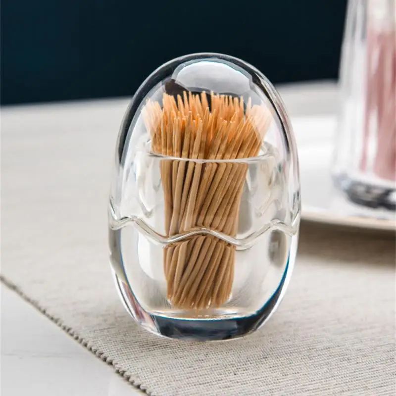 

Durable Acrylic Toothpick Holder Convenient Portable Fashionable Innovative Portable Toothpick Box Portable Toothpick Storage