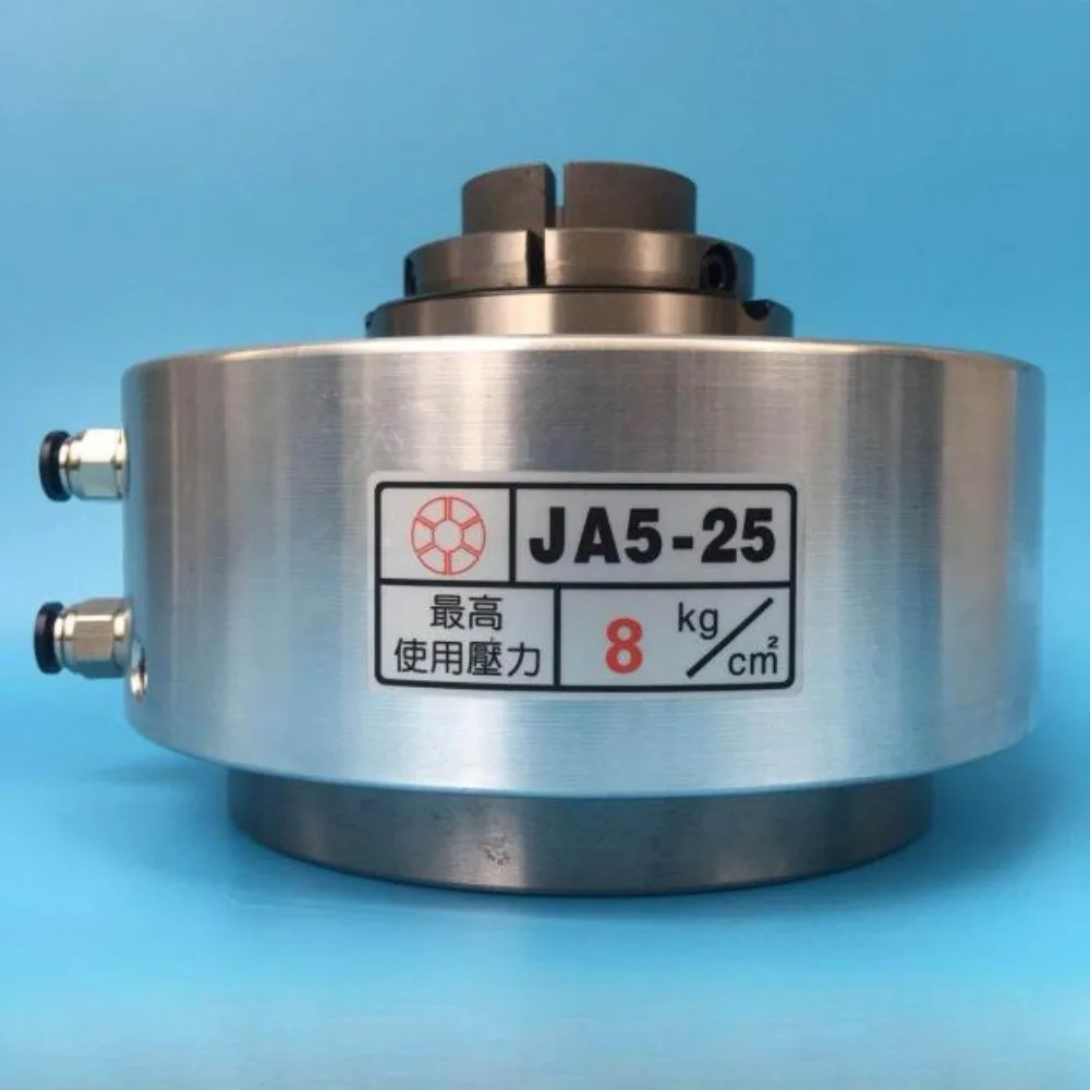 

Front pneumatic rotary hollow chuck hydraulic laser cutting JA5-25JA7-40 CNC instrument lathe