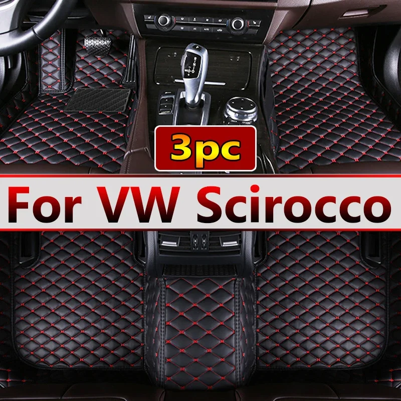 

Custom Car floor mats for Volkswagen VW Scirocco 2009 2010 2011 2012 2013 2014 2015 2016 2017 auto foot Pads automobile carpet