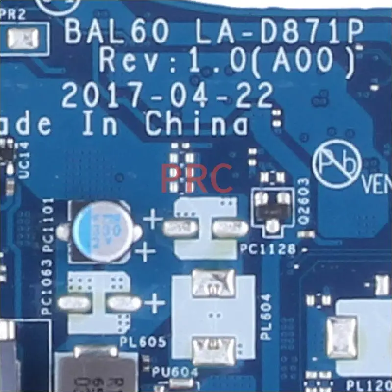 Placa-mãe Ddr4 para Dell Inspiron 5566 La-d871p Cpu Bal60 Cn0j922j J922j Cn-02px9p i3 i5 I77th Gen - Imagem 6