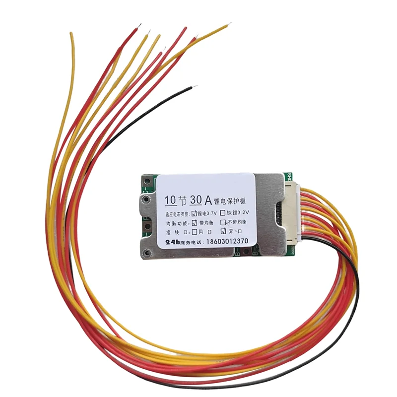 

10S 36V 30A Battery Protection Board - Cell Protection BMS PCB Board