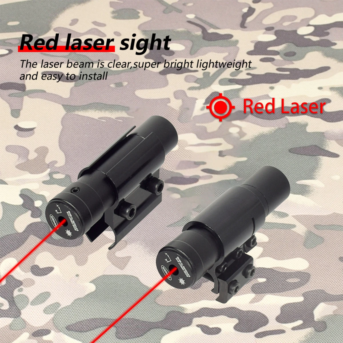 Tactical Red Dot Laser Sight Air Gun Rifle Laser Hunting Accessories 11/20mm Rail Mount AR15 AK47 laser sight red dot laser sight