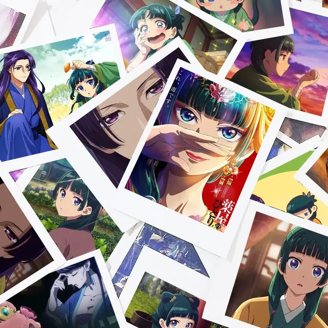 Anime Calendar 2024 Kusuriya No Hitorigoto Book Clip Display The Apothecary  Diaries 3inch Card Bookmark Maomao Jinshi Lomo Cards - AliExpress