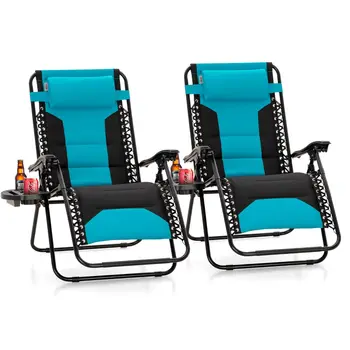 Oversized Zero Gravity Chair Set of 2 – Padded 1