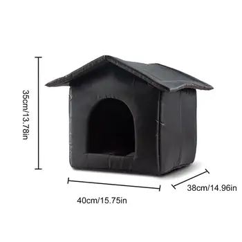 Waterproof Outdoor Pet House Thickened Cat Nest Tent Cabin Pet Bed Tent Shelter Cat Kennel Portable Travel Nest Pet Home 6