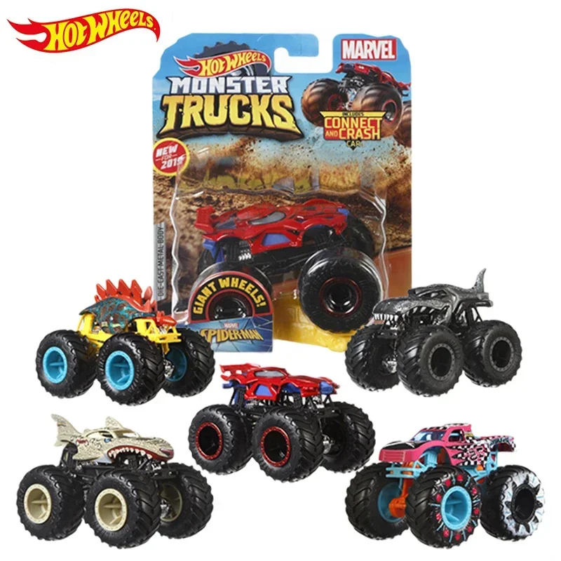 

Original Hot Wheels Monster Car Big Foot Muscle Off-road Vehicle Diecast 1/64 Model Anime Pickup Truck Toy for Boy Birthday Gift