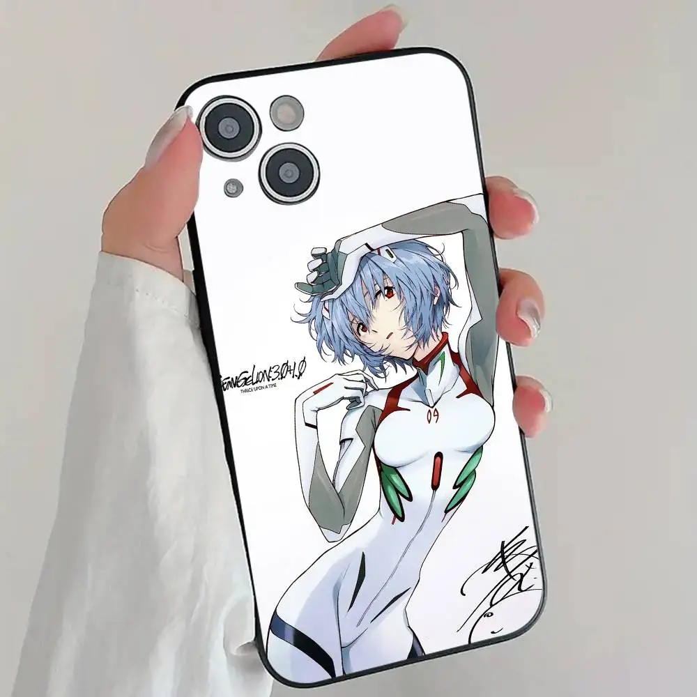 Anime Girl Phone Case - Ayanami Rei Silicone Soft Cover
