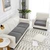 Jacquard Water Resistant Sofa Cushion Covers Elastic Grey Sofa Seat Cover for Living Room Furniture Protector for Kids Removable 2