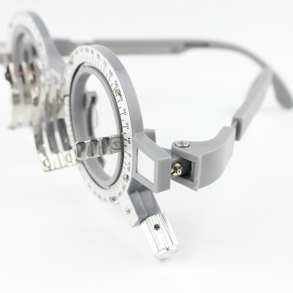 1pc Trial Frame Ophthalmic Trial Lens Frame Fixed PD Grey Color