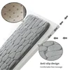 1pc Memory Foam Embossed Velvet Carpet Bathroom Living Room Non-Slip Mat Cobblestone Floor Mat Home Furnishings 5