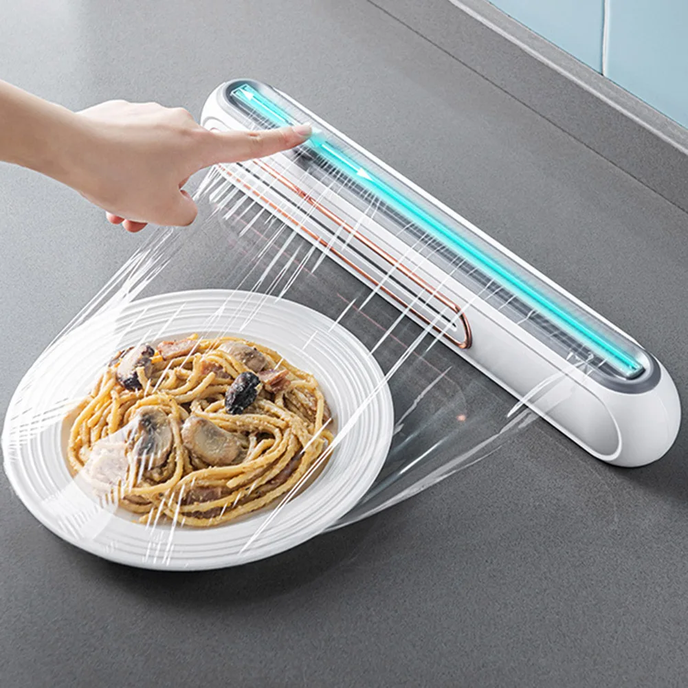 Tin Aluminum Foil Dispenser Cutter Slide Cutter Household Food Plastic Wrap Dispenser plastic wrap cutter food film dispenser cling wrap dispenser kitchen wrap dispenser plastic wrap dispenser