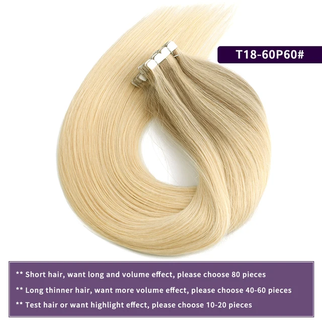 MW Mini Tape In Human Hair Extensions Natural Straight Hair Machine Remy Invisible Skin Weft Adhesive Glue On Hair 12
