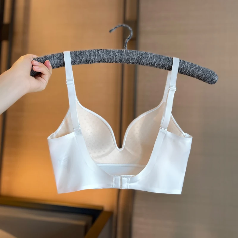 Push up bra sem costas sutiãs de baixo corte sexy mergulho sutiã aberto  para trás roupa interior casamento invisível profundo u lingerie -  AliExpress