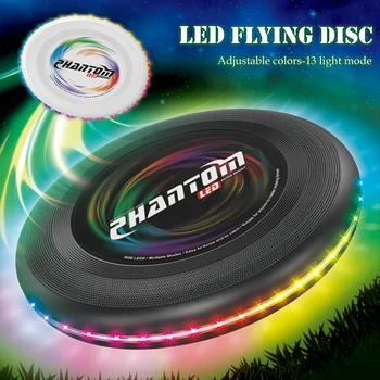 Colorful LED Light-Up Flying Disc 1