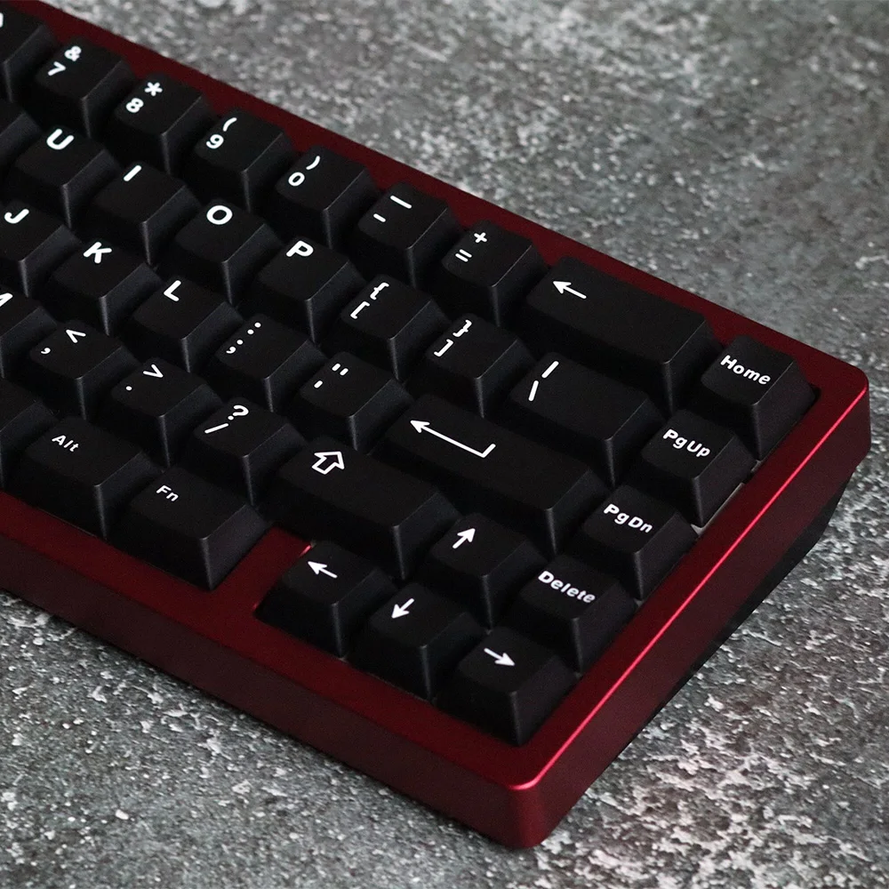 cereja duplo tiro keycap inglês personalizado personalidade