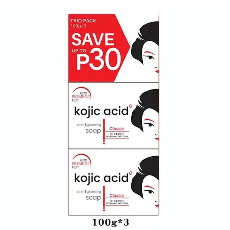 P30 Kojic san 60g Skin Care Facial Cleanser Body Lotion Handmade Body Care Kojic Acid P15 Soap Bar for Men Women Body Lotion