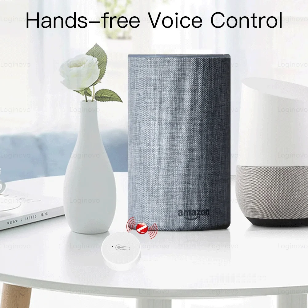 Temperature Humidity Sensor Tuya Smart Zigbee Home Automation Indoor For Alexa Google Home Smart Life App