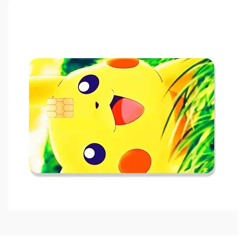 pokemon credit card sticker Mimikyu Card Credit Card Skin  Anime Town Creations pokemon credit card skin- Aliexpress
