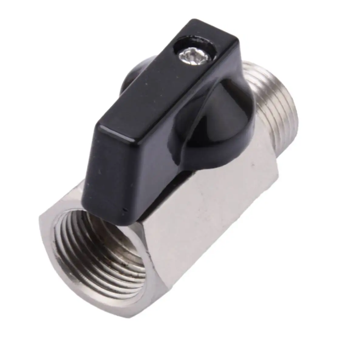1/4'' Carbon Steel Male To Female Mini Ball Shut-Off Switch Valve