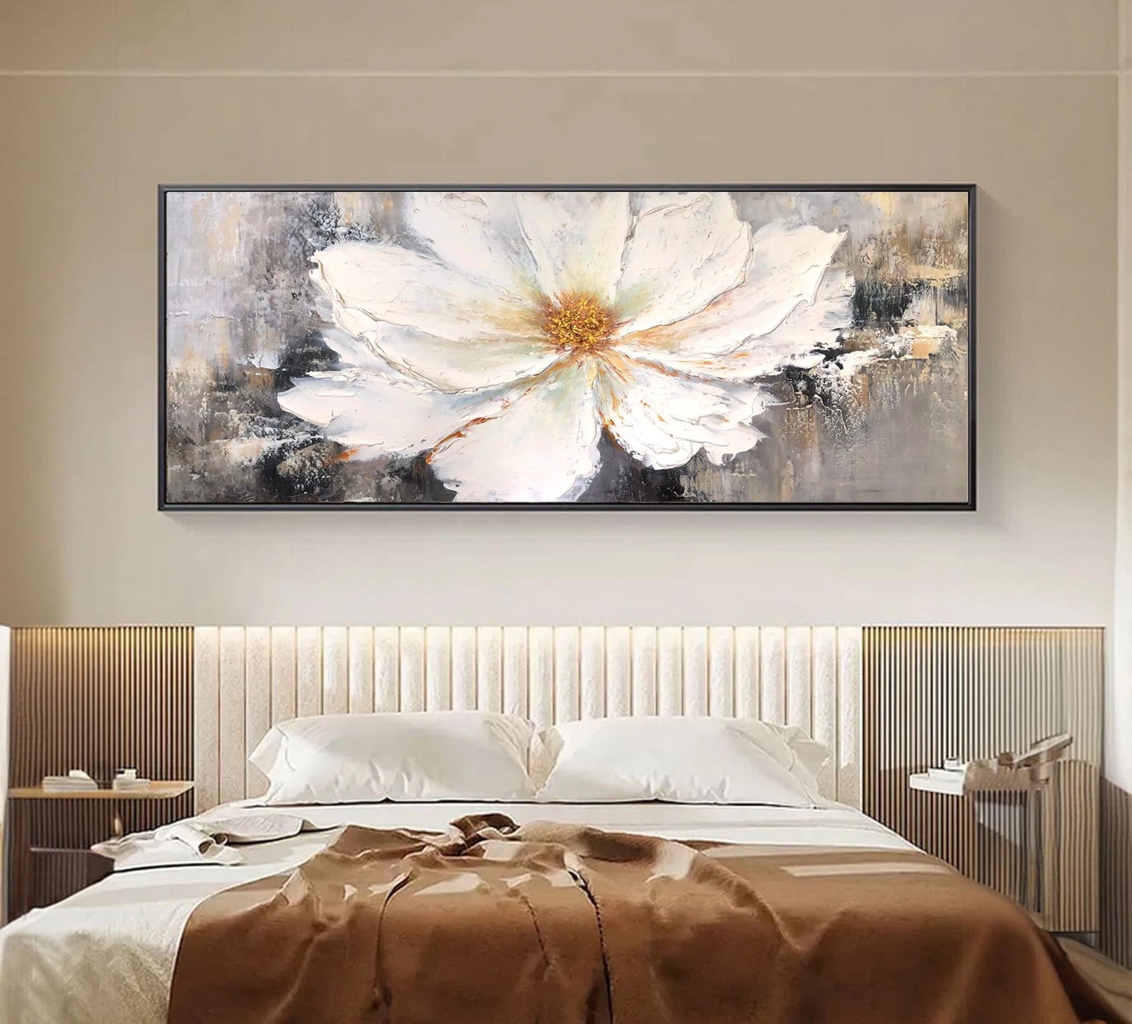 Textured Floral Oil Painting 6