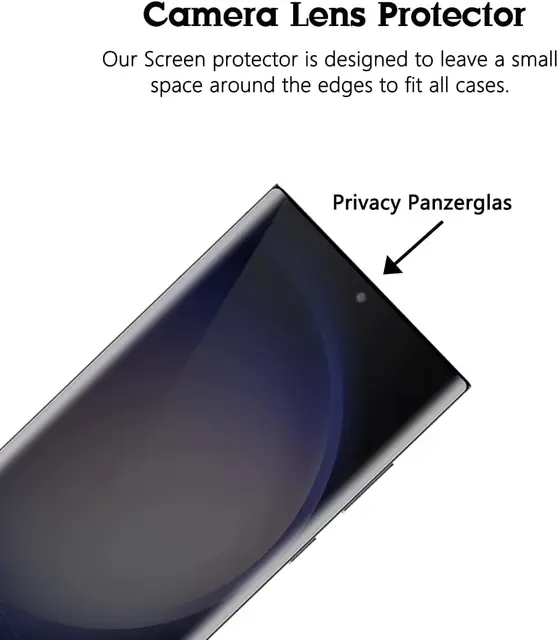 Samsung Galaxy S22 Ultra Privacy Panzerglas