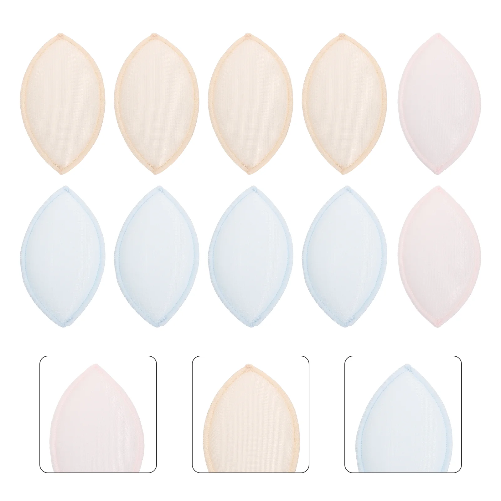 

5 Pairs Sponge Silk Cotton Pad Bathing Suit Pads Women Clothes Accessory Cushion Push Up Bikini Swimsuit Liner Insert