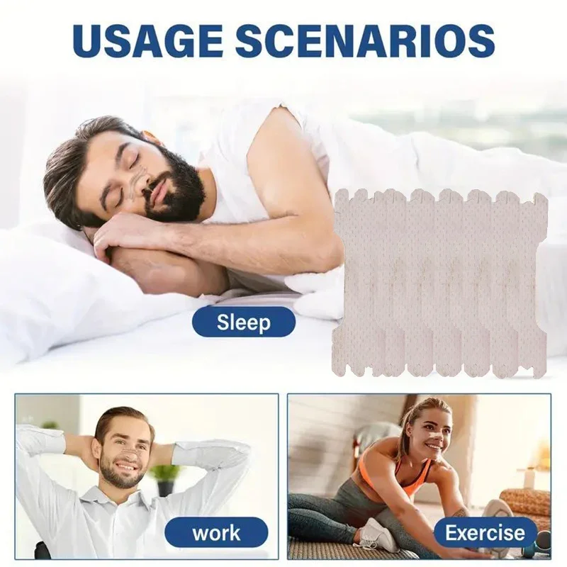 Nasal Strips for  Adults Patch Breath Better Anti Snore , Good Sleep Disposable Protective Equipment 10pcs 30pcs 60pcs