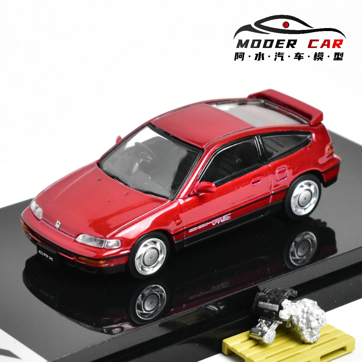 hobby Japan HJ 1:64 CR-X SiR (EF8)  Diecast Model Car 3