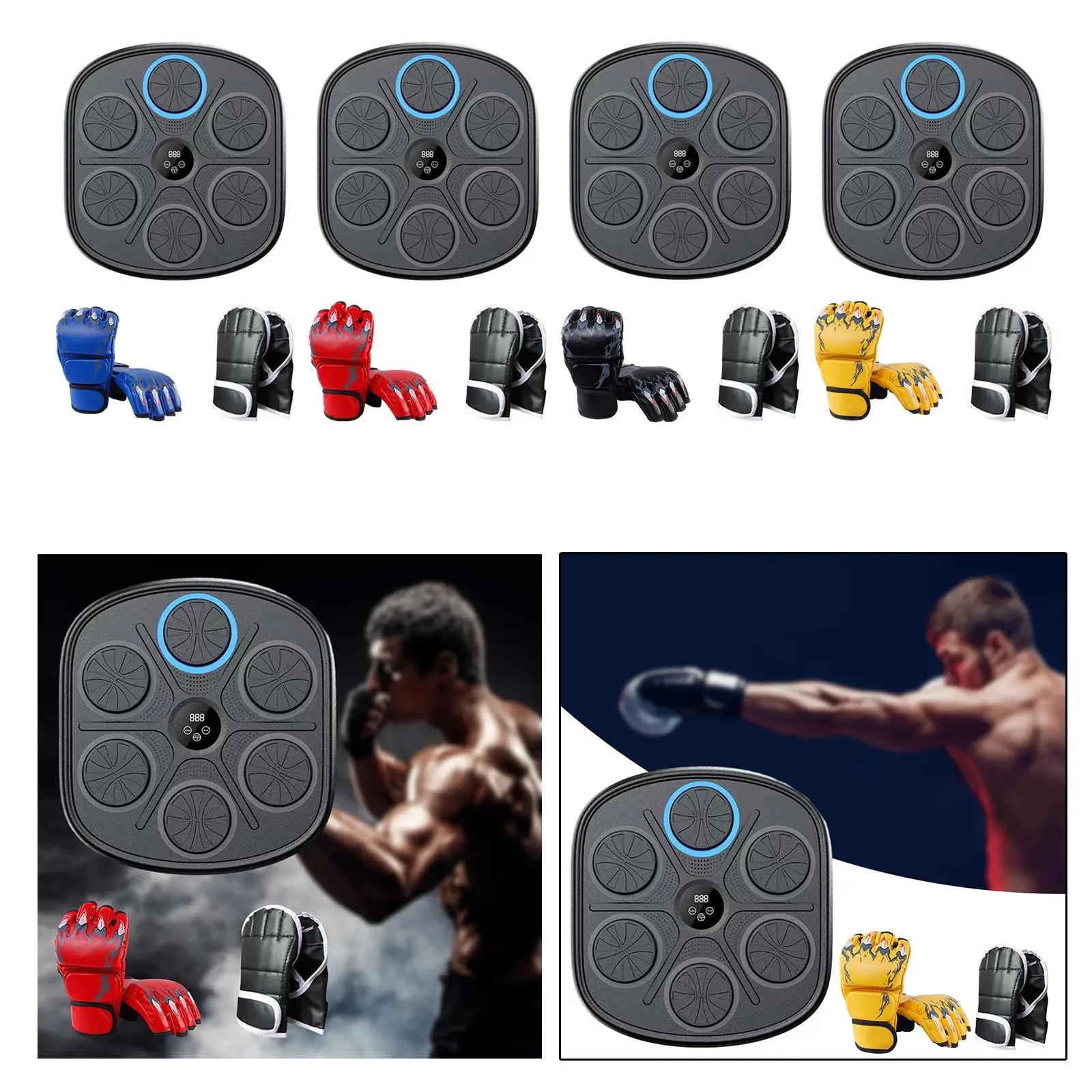 Music Boxing Machine Smart Boxing Trainer for Kickboxing Indoor Exercise