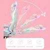 New Upgrads Adjustable Lift Gaming Chair Cute Anime Print With LED Light Home Computer Office Chair Anchor Live Gamer Chair 2