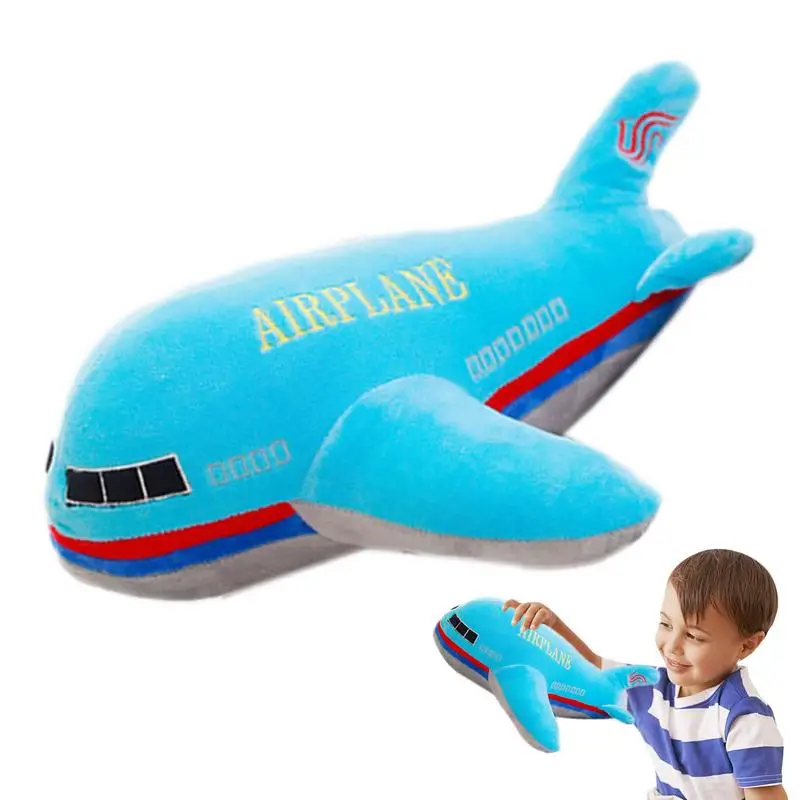 Airplane Plush Toy Animal Stuffed Plush Toys Airplane Plush Huggable Pillow Kids Stress Relief Toys Home Decorations Party Favor dinosaur plush toy plush chicken pillow stuffed toy chicken s pillow stuffed animal plush toys dinosaur theme party decorations