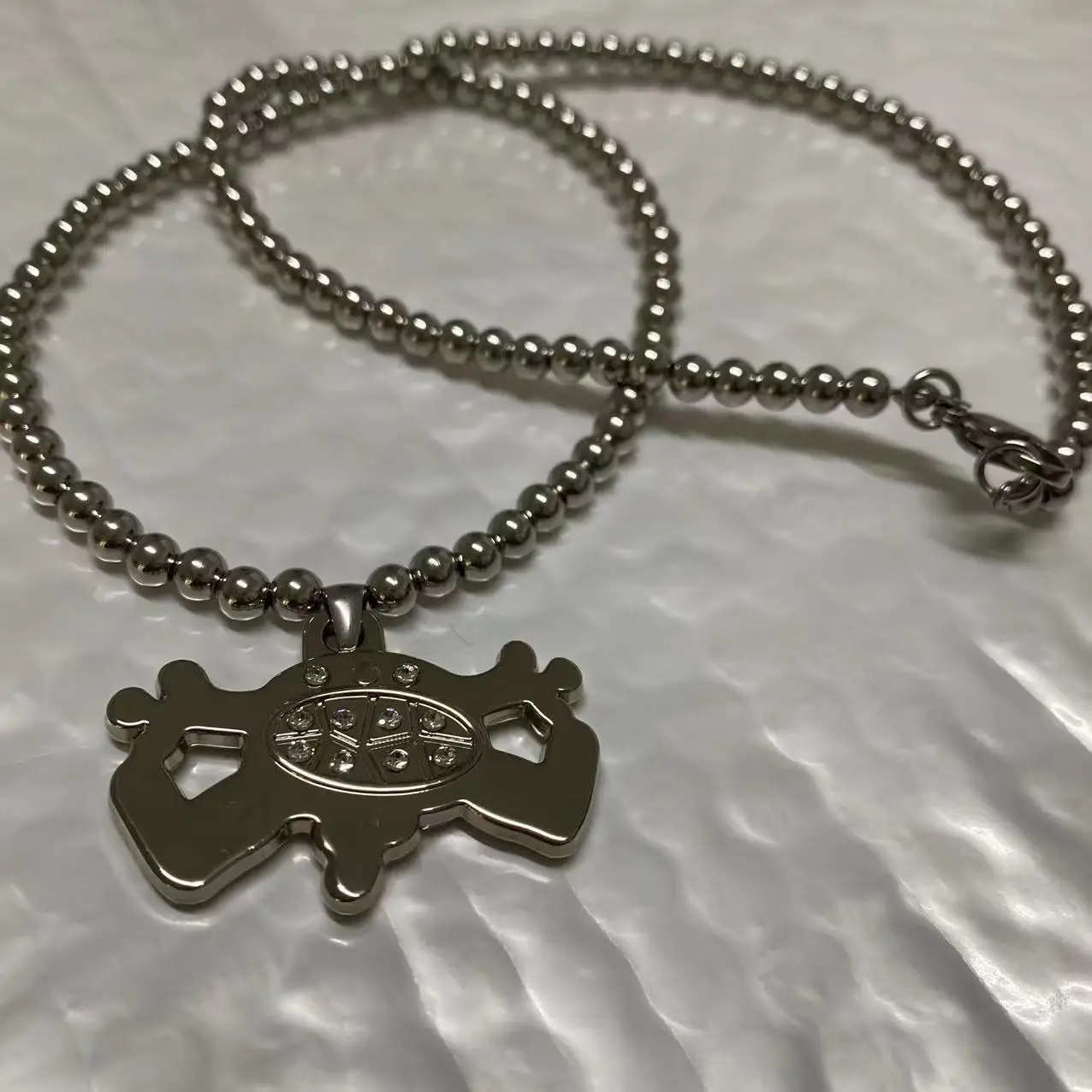 Europe and America Hip Hop Style Necklace Fashion Trend Men's Pendant Necklace Stainless Steel Niche Jewelry Accessories Gift 5