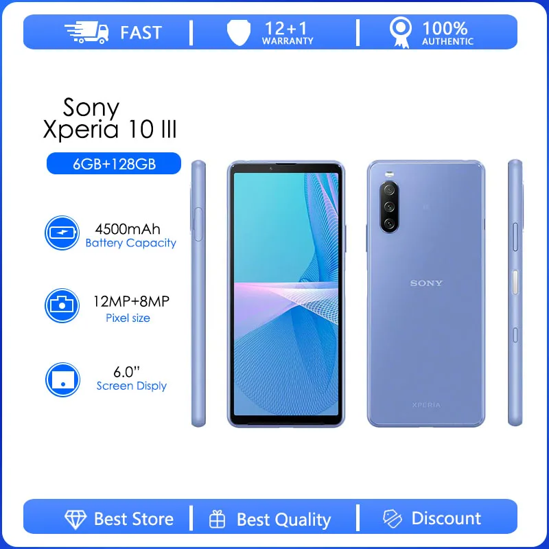 Teléfono Sony Xperia 1 III 256/512GB - Desbloqueado 5G - Pantalla 6.5'' - Dual SIM - Nuevo En Todos Los Colores