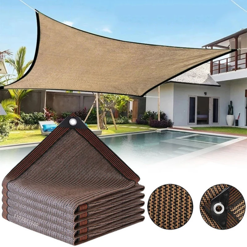 UV Protection HDPE Sunshade Net, Balcony and Car Shade, Home and Garden, 85-90%