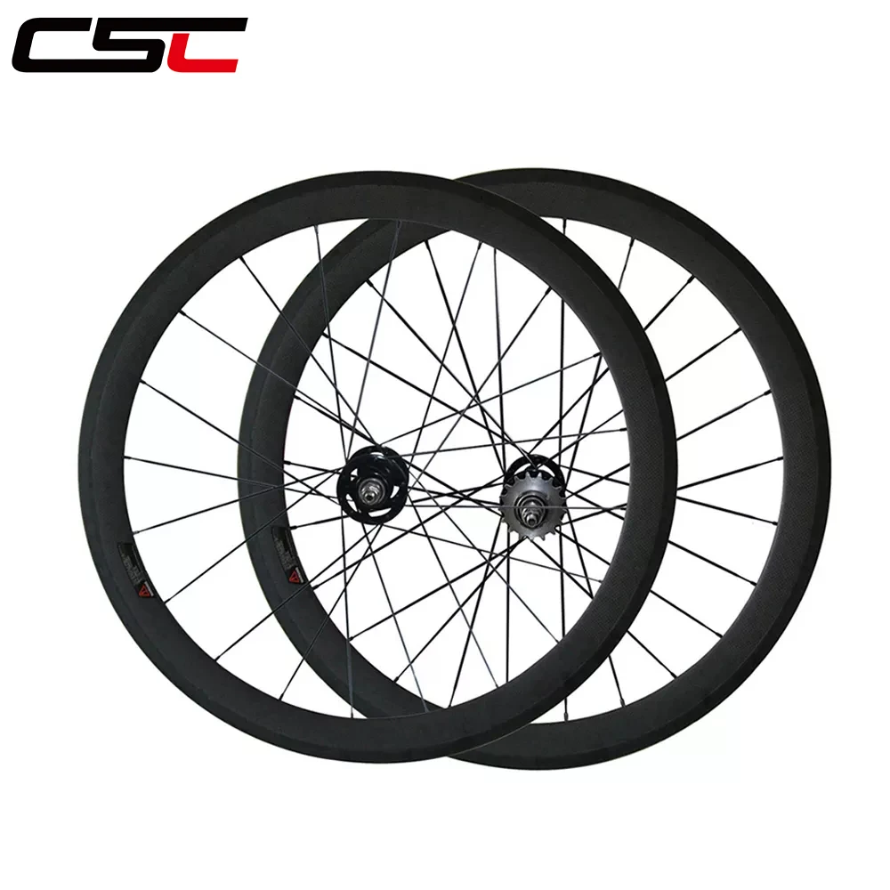 Juego de ruedas de bicicleta de pista de carbono 700C, 24/38/50/60/88mm de chanclas tubulares, engranaje fijo, ruedas de bicicleta de una sola velocidad - AliExpress Deportes y entretenimiento