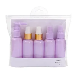 High-Pressure Continuous Mist Spray Bottles - Refillable 200ml for Salon and Watering Use (PURPLE)