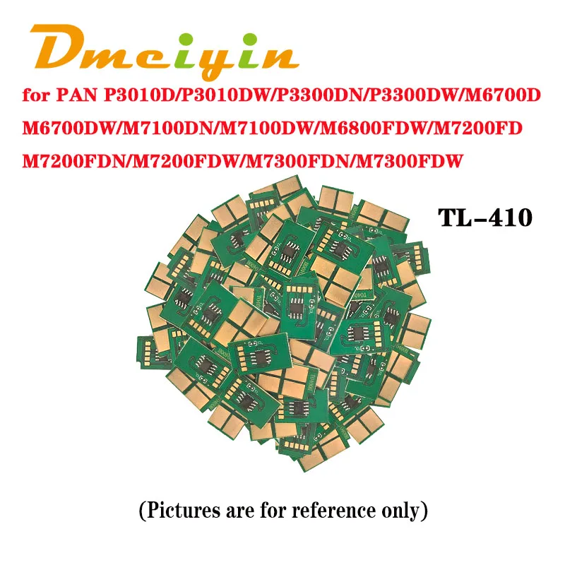 

100PCS TL-410 Toner Chip and DL-410 Drum Chip for Pantum P3010D,P3300,M6700D,M7100DN,M7100DW,M6800FDW,M7200FD,M7200FDN,M7300FDN