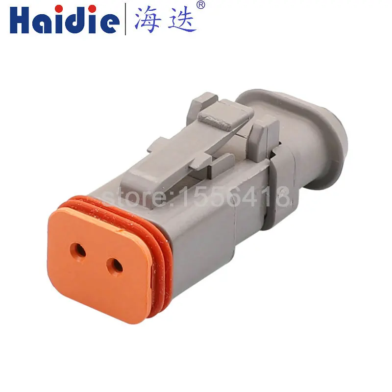 

1-100 sets 2 Pin Deutsch Automotive Pump Truck Wiring Harness Connector Injector Plug Cover DT04-2P-E008 DT06-2S-E008
